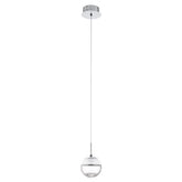 Eglo Lighting Indoor Pendants Montefio 1 Chrome LED Pendant Light Lights-For-You 93708 9002759937089
